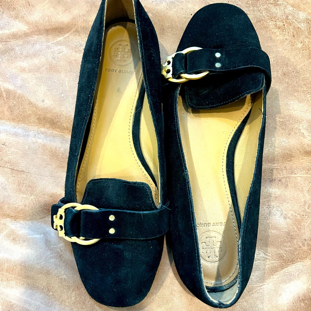 Tory Burch Suede Loafers- Like new